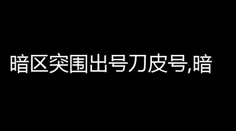 暗区突围出号刀皮号,暗区突围怎么把帐号给别人_明日方舟类似米游社的助手