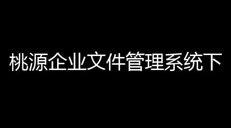 桃源企业文件管理系统下载 32 官方版_黑科技是啥