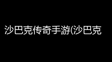 沙巴克传奇手游(沙巴克传奇研发团队介绍)_roblox开挂代码咋弄