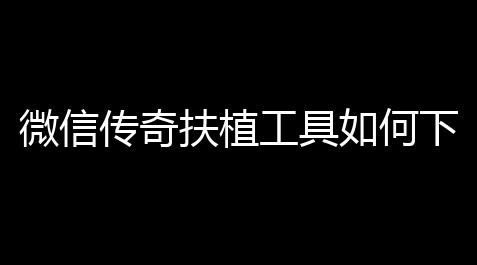 微信传奇扶植工具如何下载(微信小游戏天战传奇扶植)_和平精英科技开挂下载 无付费