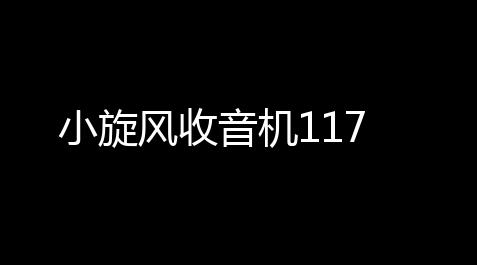 小旋风收音机117_问道手游精灵免费版